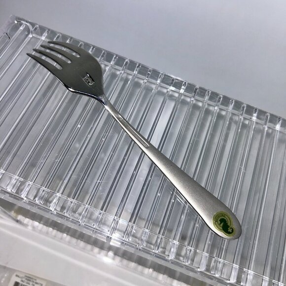 Waterford Ballet Ribbon Matte Stainless Flatware ONE (1) Salad Fork 7-3/8" - Picture 6 of 11